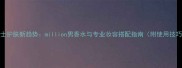 男士护肤新趋势million男香水与专业妆容搭配指南附使用技巧