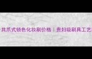 Dior共爪式锁色化妆刷价格贵妇级刷具工艺