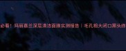 油痘肌必看玛丽嘉兰深层清洁面膜实测报告毛孔粗大闭口黑头终结指南