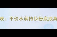 卡姿兰粉底液价格表平价水润持妆粉底液真实测评与选购指南