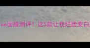 Innisfree面膜测评这5款让我烂脸变白到反光